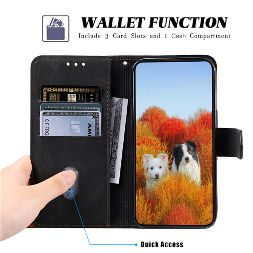 TTUDRCH For Samsung Galaxy S20 Ultra 4G/5G 004 Splicing Skin-touch PU Leather RFID Blocking Phone Case Wallet Stand Cover - Black TTUDRCH For Samsung Galaxy S20 Ultra 4G/5G 004 Splicing Skin-touch PU Leather RFID Blocking Phone Case Wallet Stand Cover - Black